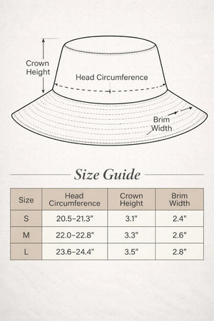 Bucket Hat PDF: 3 - File Reversible Structural Blueprint | HappyOff - Happyoff