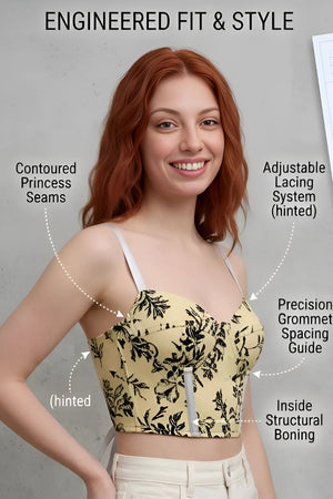 Bustier Top PDF: 3 - File Multi - Panel Structural Blueprint | HappyOff - Happyoff