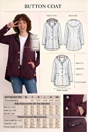 Button Coat PDF: Welt Pocket 3 - File Technical Suite | HappyOff - Happyoff