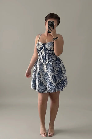 Corset Dress PDF: 3 - File Multi - Panel Structural Blueprint | HappyOff - Happyoff