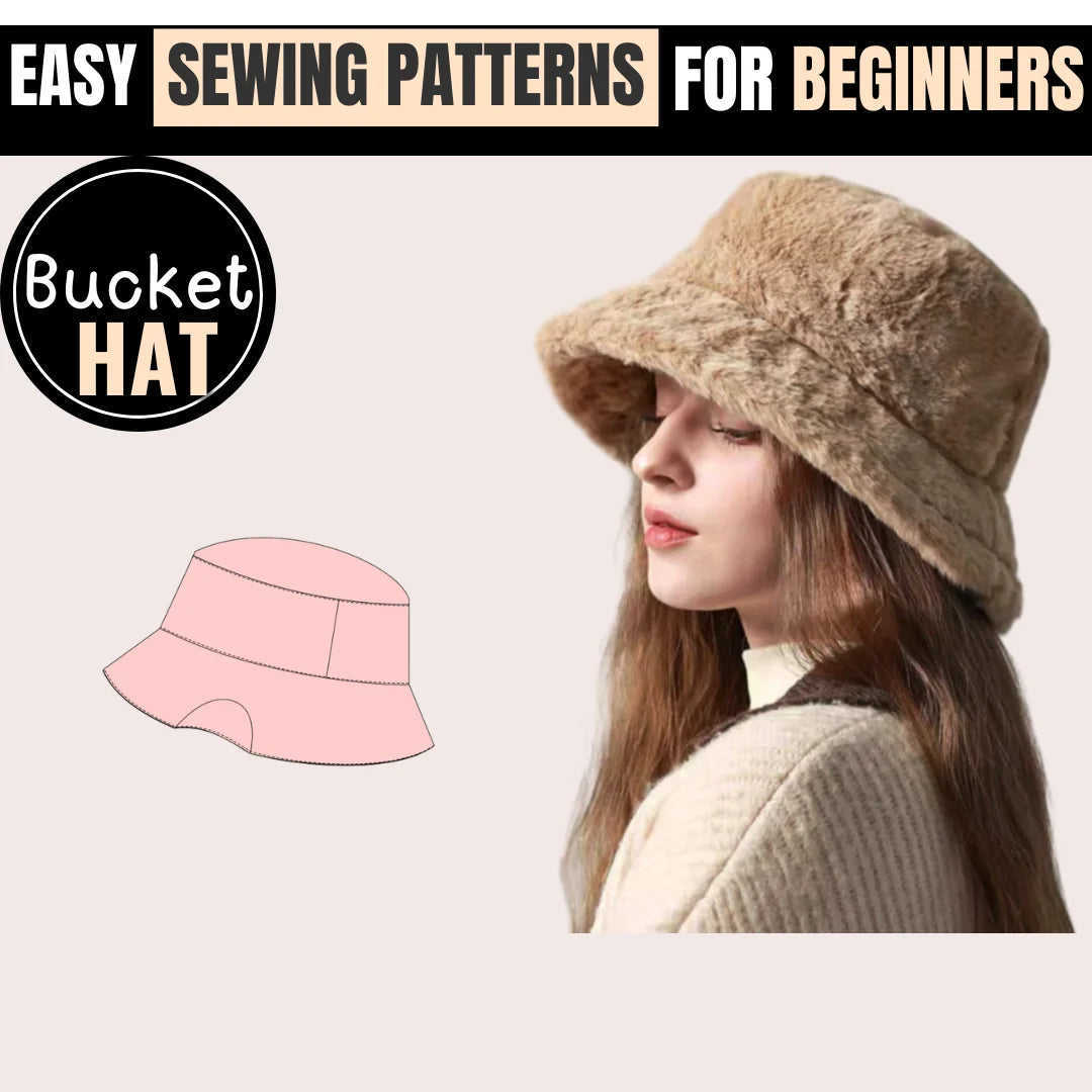 Bucket Hat PDF: Sizes, Easy DIY, Test Square