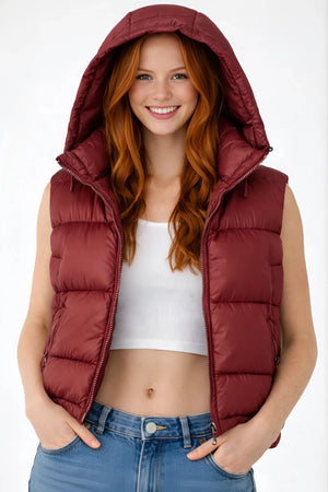 Puffer Vest PDF: Insulated Blueprint & 2 Welt Pockets | HappyOff - Happyoff