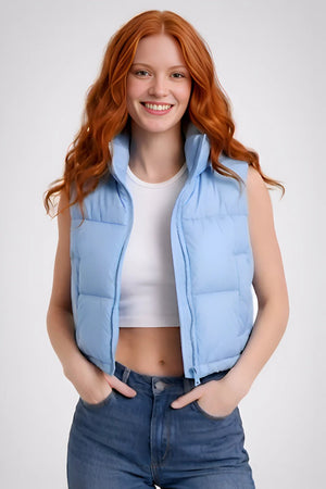 Puffer Vest PDF: Insulated Blueprint & 2 Welt Pockets | HappyOff - Happyoff