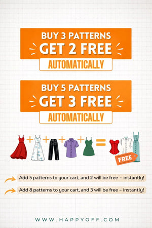 Wide Leg Jumpsuit PDF: High-Volume Architectural Blueprint | HappyOff - Happyoff