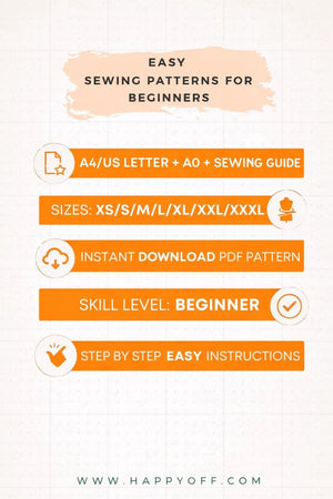 Wide Leg Jumpsuit PDF: High-Volume Architectural Blueprint | HappyOff - Happyoff