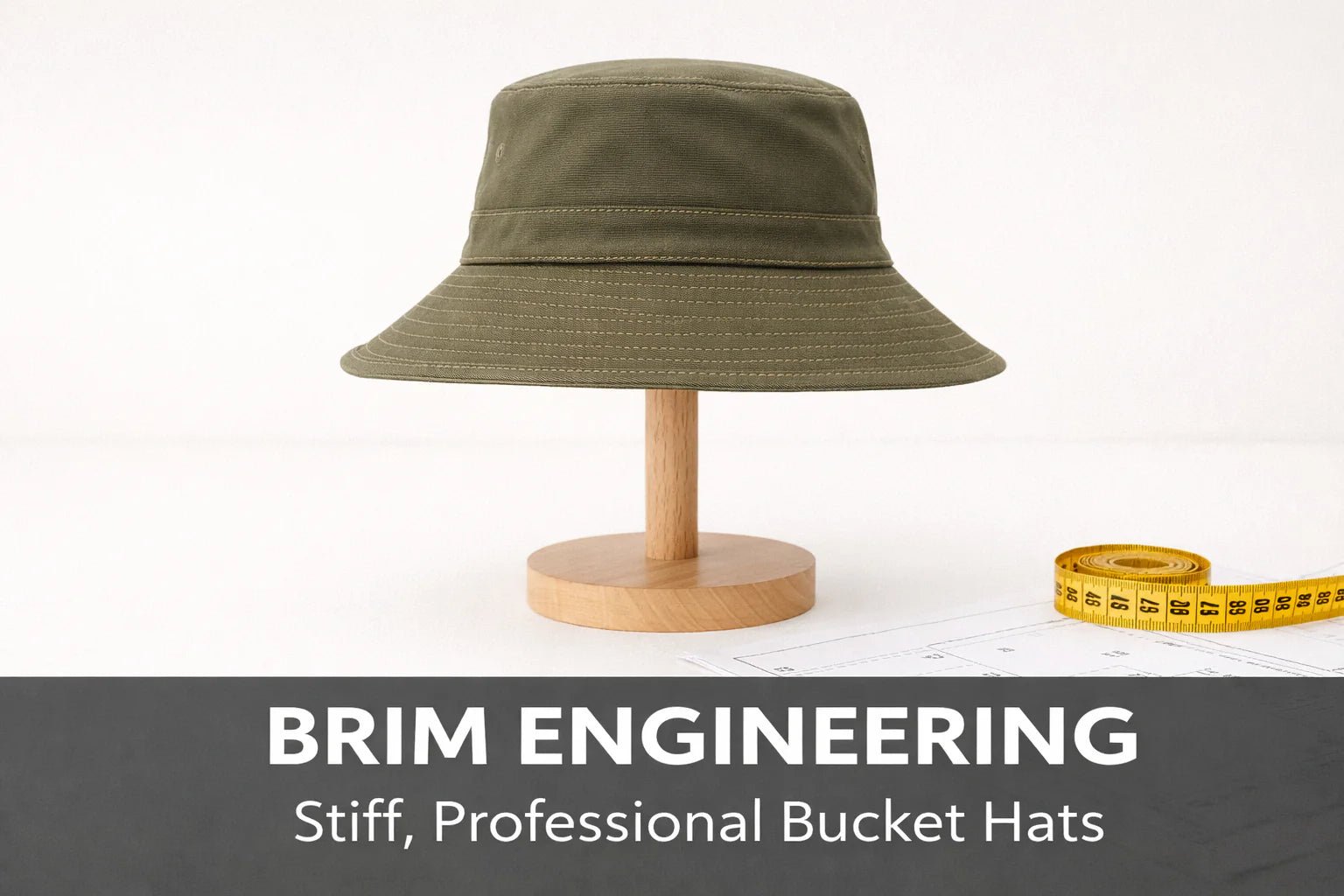 Brim Engineering: How to Sew a Stiff, Professional Bucket Hat Brim - Happyoff