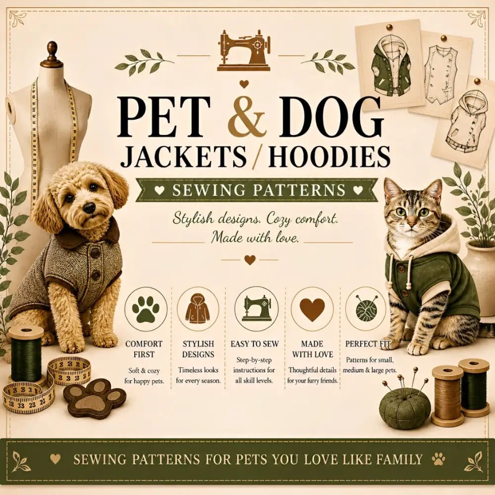 Pet & Dog Jackets/Hoodies - Happyoff