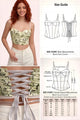 Back Lace Corset PDF: 3 - File Multi - Cup Structural Blueprint | HappyOff - Happyoff