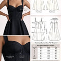 Bustier Dress PDF: 3 - File Multi - Cup Structural Blueprint | HappyOff - Happyoff