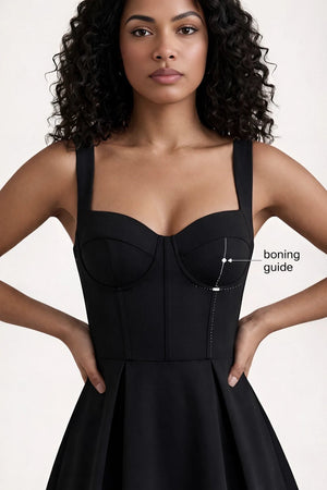 Bustier Dress PDF: 3 - File Multi - Cup Structural Blueprint | HappyOff - Happyoff