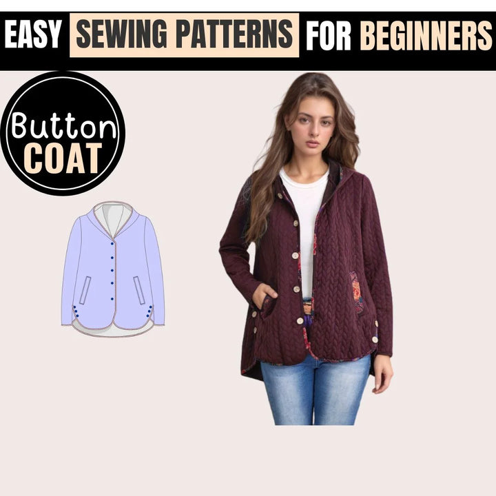 Button Coat PDF Sewing Pattern, Button Coat PDF, PDF Sewing Pattern Button Coat, Download Button Coat Sewing Pattern, Coat Sewing Pattern PDF, Easy Button Coat Sewing Pattern PDF, Fast Button Coat PDF Sewing Pattern, Layered Button Coat PDF, Print at Home Button Coat PDF, Print Shop Button Coat PDF, All Sizes Button Coat PDF, Eco-Friendly Button Coat PDF, Professional Button Coat Sewing Pattern, Button Coat Sewing Pattern Download, Button Coat PDF for Beginners, Button Coat PDF for Intermediate