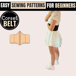 Corset Belt PDF Sewing Pattern - Easy DIY Guide, Downloadable Corset Belt PDF Sewing Pattern - Easy to Follow Instructions, Plus Size Corset Belt PDF Sewing Pattern - Easy to Make, Leather Corset Belt PDF Sewing Pattern - DIY Project