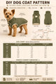 DIY Dog Coat Pattern PDF: Zippered Pet Jacket Blueprint - Happyoff