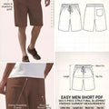 Easy Men Short PDF: 3 - Pocket Structural Blueprint | HappyOff - Happyoff