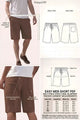 Easy Men Short PDF: 3 - Pocket Structural Blueprint | HappyOff - Happyoff