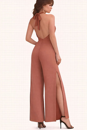 Halter Jumpsuit PDF: 3 - File Projector - Ready Wide - Leg Blueprint | HappyOff - Happyoff