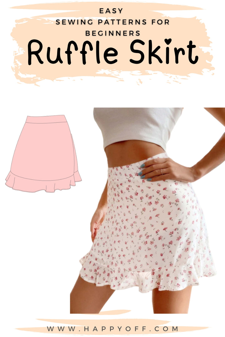 Flowy mini skirt pattern hotsell