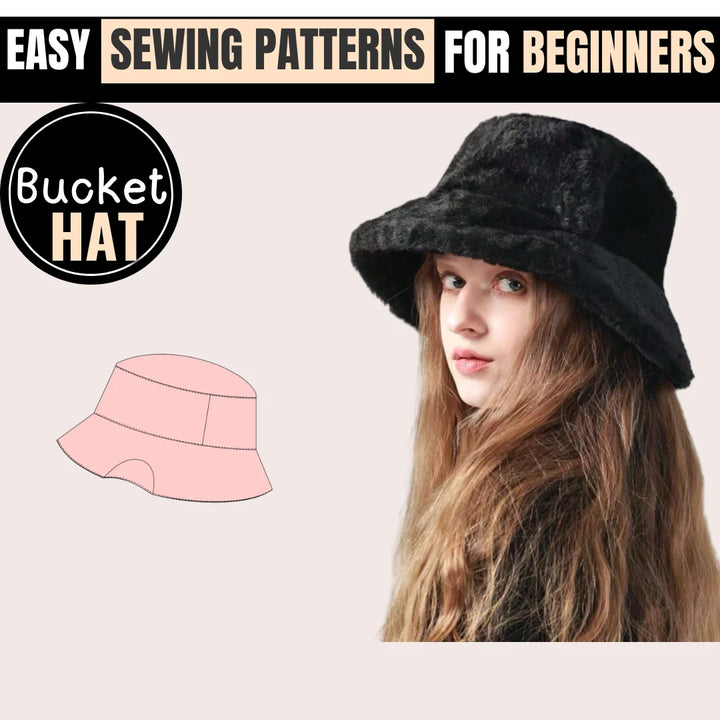 bucket hat PDF pattern, PDF bucket hat pattern, printable bucket hat pattern, print at home bucket hat pattern, accurate print bucket hat pattern, bucket hat sewing pattern, DIY bucket hat pattern, easy bucket hat pattern, beginner bucket hat pattern, bucket hat pattern sizes S M L, instant download, bucket hat pattern, bucket hat pattern with instructions, bucket hat pattern with test square, printable bucket hat pattern with test square for accurate sizing, easy bucket hat sewing pattern for beginners PDF