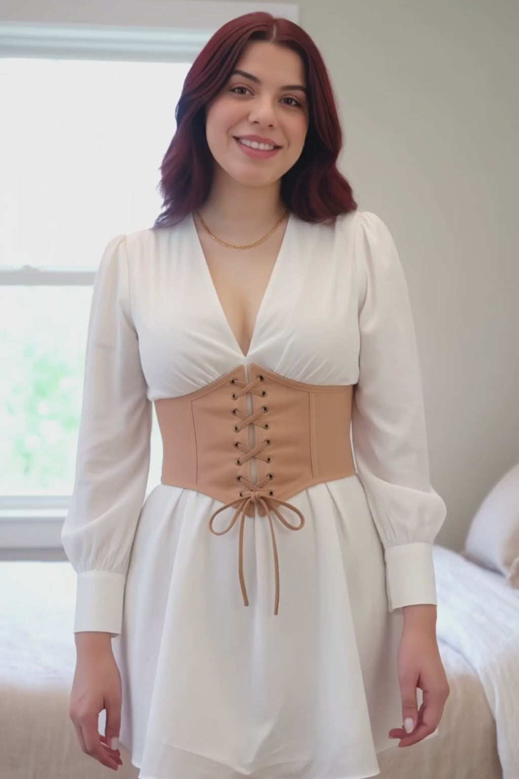 Video lookbook demonstrating how the Modular Structural Waistband moves with the body and adjusts for a custom fit.