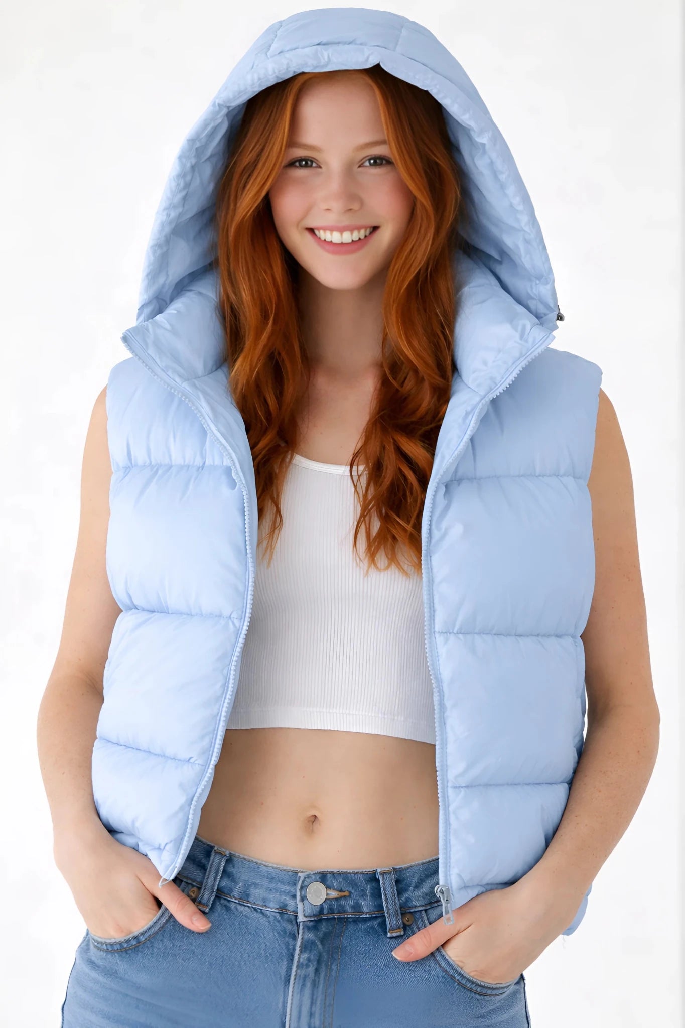 Puffer Vest PDF: Insulated Blueprint & 2 Welt Pockets | HappyOff - Happyoff