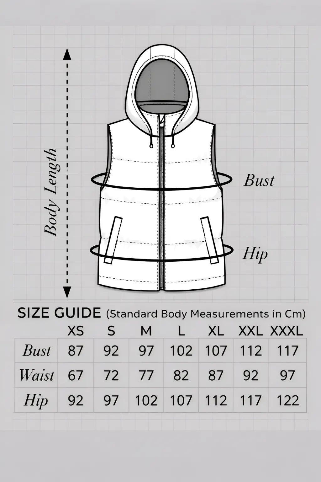 Puffer Vest PDF: Insulated Blueprint & 2 Welt Pockets | HappyOff - Happyoff