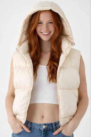 Puffer Vest PDF: Insulated Blueprint & 2 Welt Pockets | HappyOff - Happyoff
