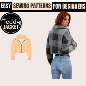 Teddy Jacket PDF Pattern, Teddy Bear Jacket PDF Pattern, Faux Fur Teddy Jacket PDF Pattern, Sherpa Teddy Jacket PDF Pattern, Easy Teddy Jacket PDF Pattern, Women's Teddy Jacket Sewing Pattern, DIY Teddy Jacket Pattern, Winter Jacket Sewing Pattern, Cozy Jacket Sewing Pattern, Plus Size Teddy Jacket Pattern, Printable Teddy Jacket Pattern, Instant Download Teddy Jacket Pattern, A4 Teddy Jacket Pattern, US Letter Teddy Jacket Pattern, A0 Teddy Jacket Pattern, Teddy Coat Sewing Pattern, how to sew a teddy bear