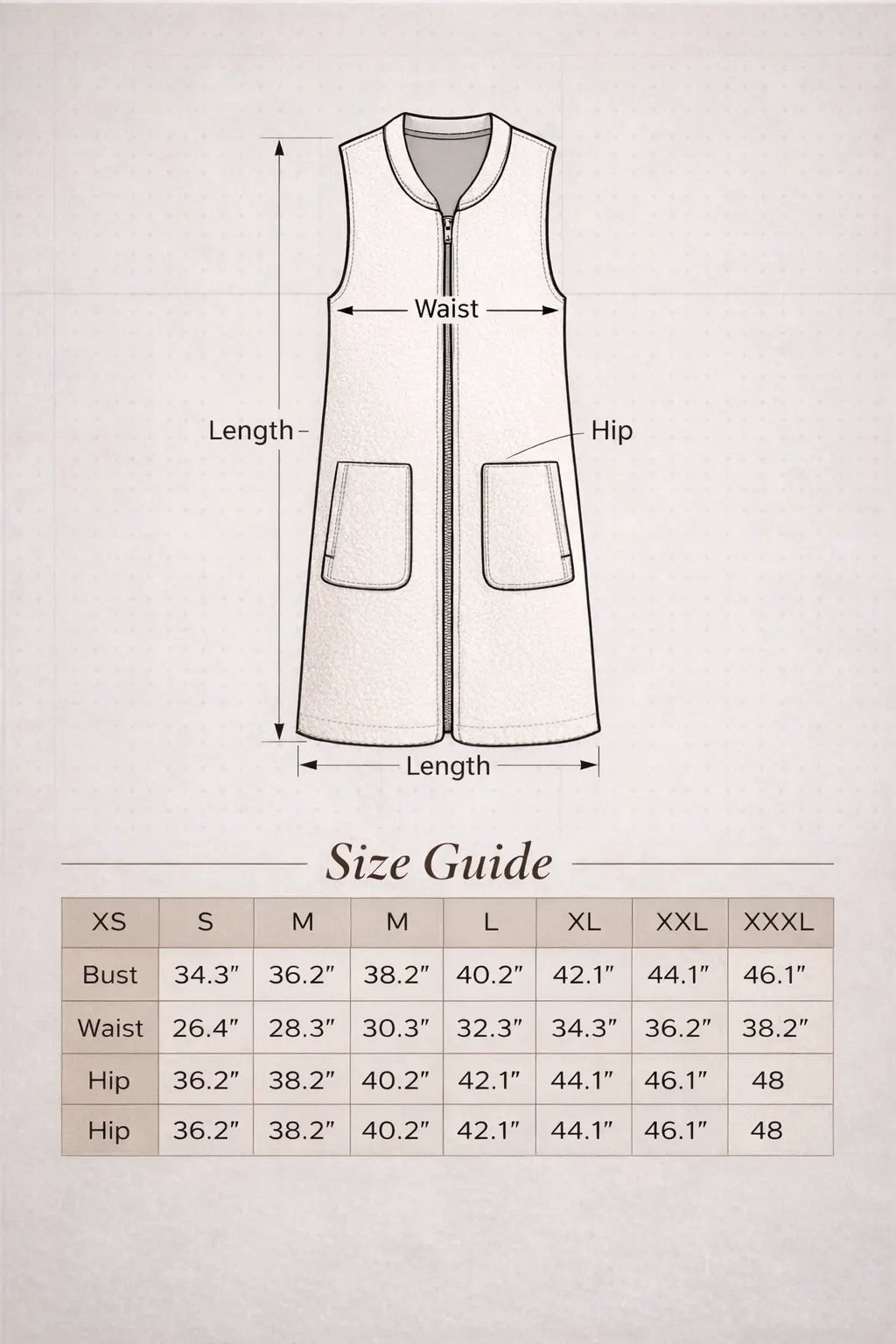 Teddy Vest PDF: A0/A4 Projector - Ready Structural Blueprint | HappyOff - Happyoff