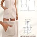 Teddy Vest PDF: A0/A4 Projector - Ready Structural Blueprint | HappyOff - Happyoff