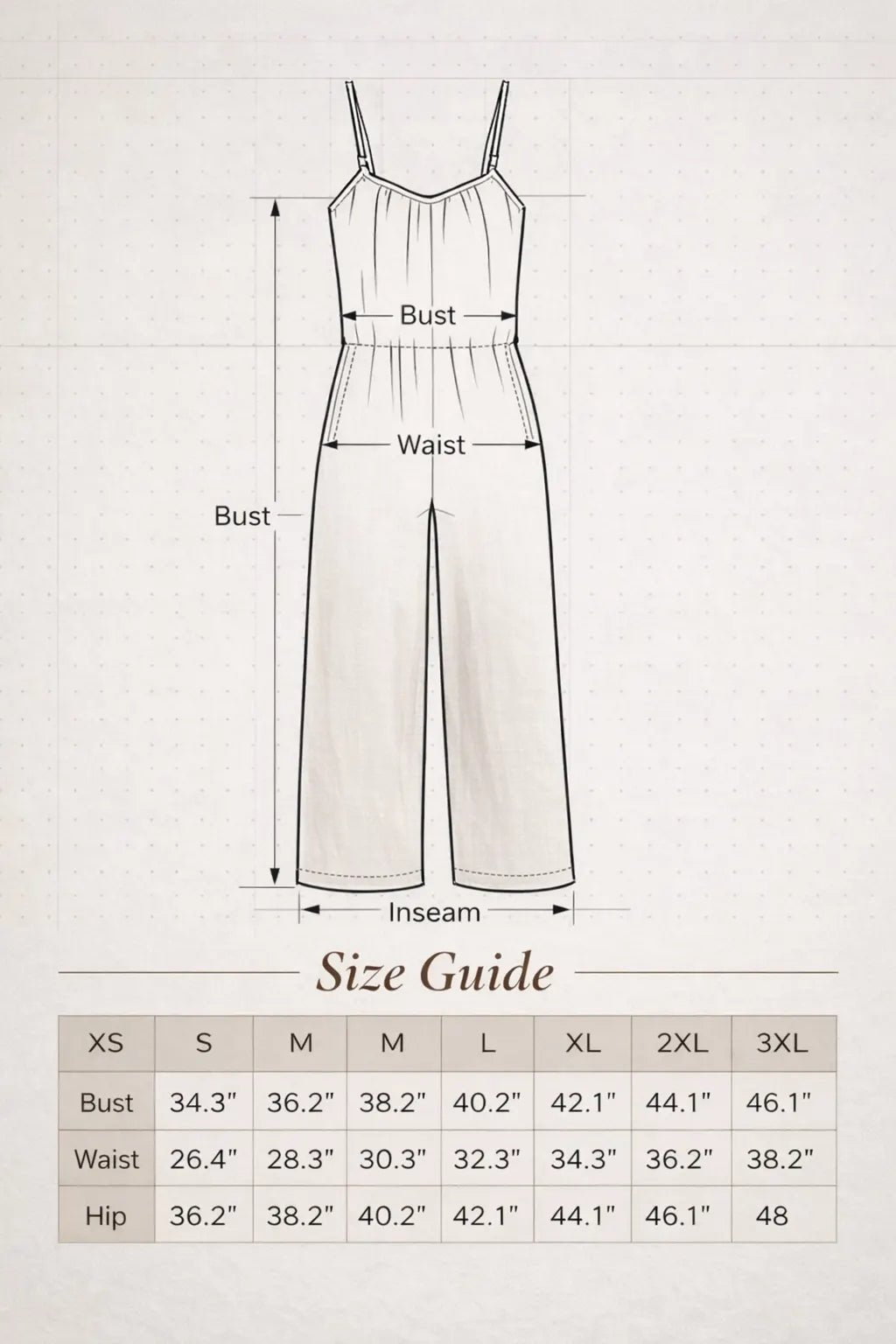 Wide Leg Jumpsuit PDF: High-Volume Architectural Blueprint | HappyOff - Happyoff