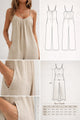 Wide Leg Jumpsuit PDF: High-Volume Architectural Blueprint | HappyOff - Happyoff